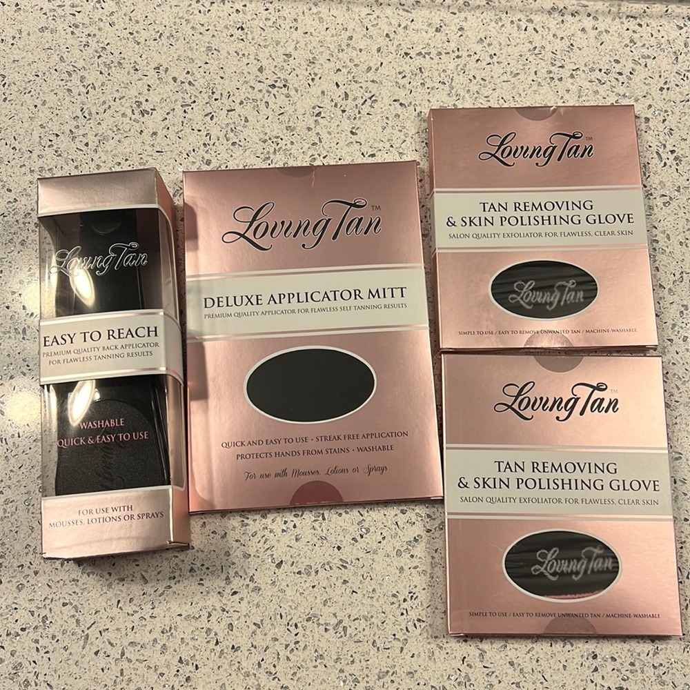 (4) Loving Tan Accessories Bundle